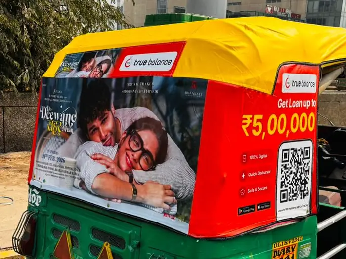 Auto-rickshaw branding advertising campaign by Adelite Media in India