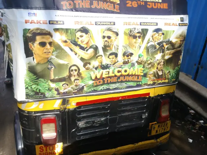 Auto-rickshaw branding advertising campaign by Adelite Media in India