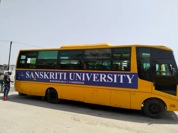 Bus branding advertising campaign by Adelite Media in India