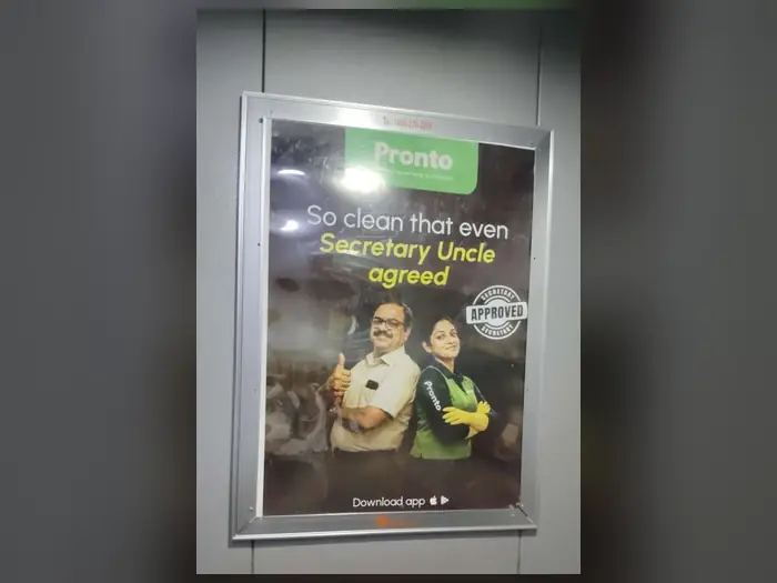 Lift branding advertising campaign by Adelite Media in India