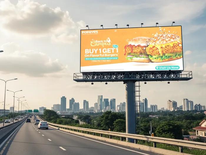 Hoarding / billboard advertising campaign by Adelite Media in India