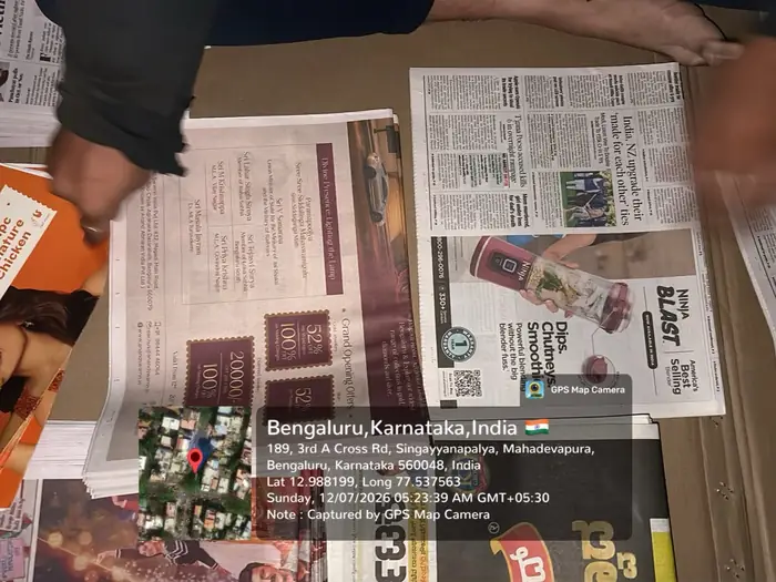 Newspaper campaign advertising campaign by Adelite Media in India