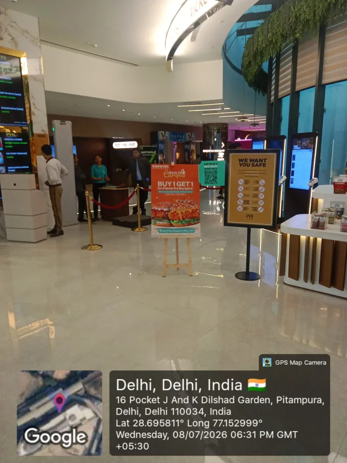 Standee branding advertising campaign by Adelite Media in India