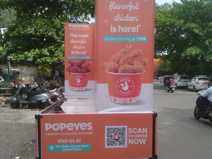 Mobile van branding advertising campaign by Adelite Media in India