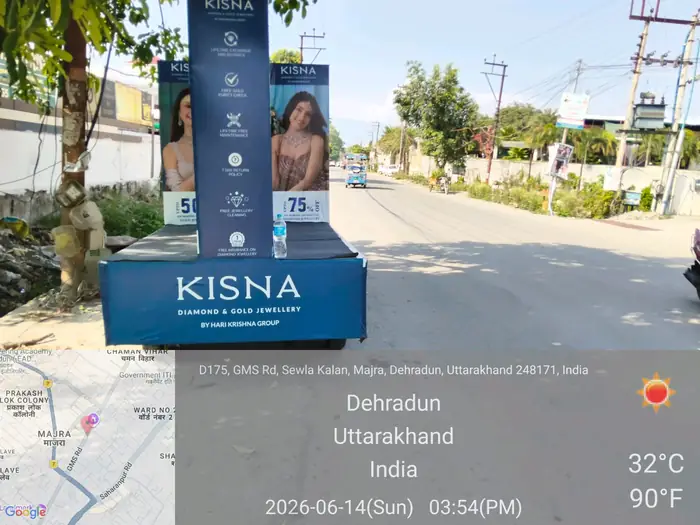 Mobile van branding advertising campaign by Adelite Media in India
