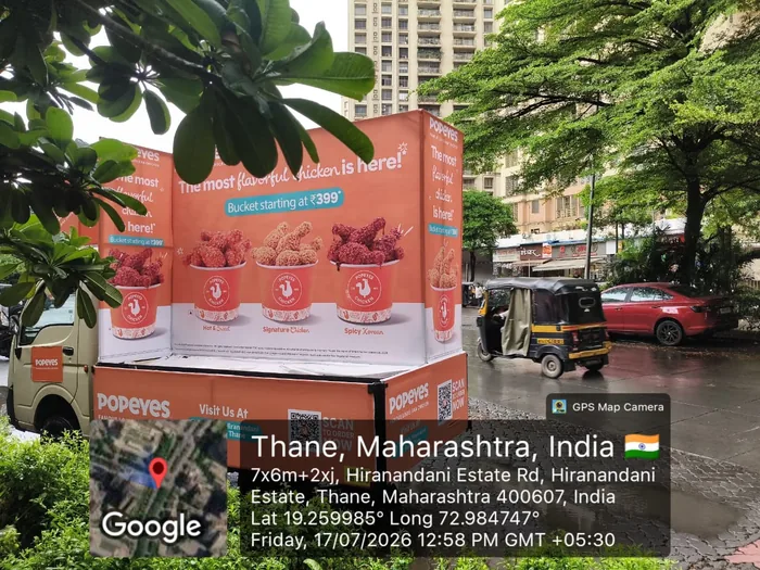 Mobile van branding advertising campaign by Adelite Media in India