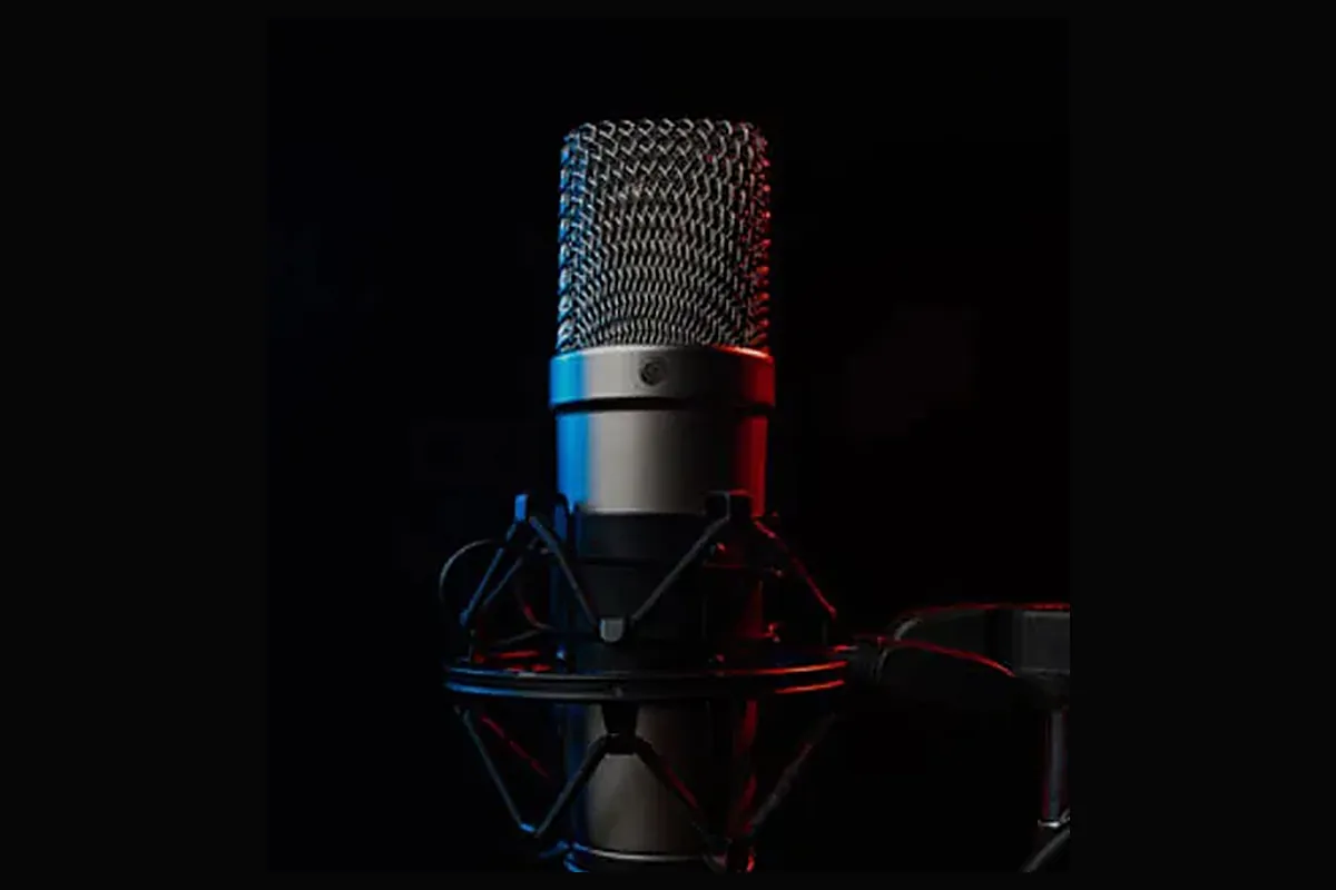 Studio microphone representing radio advertising by Adelite Media